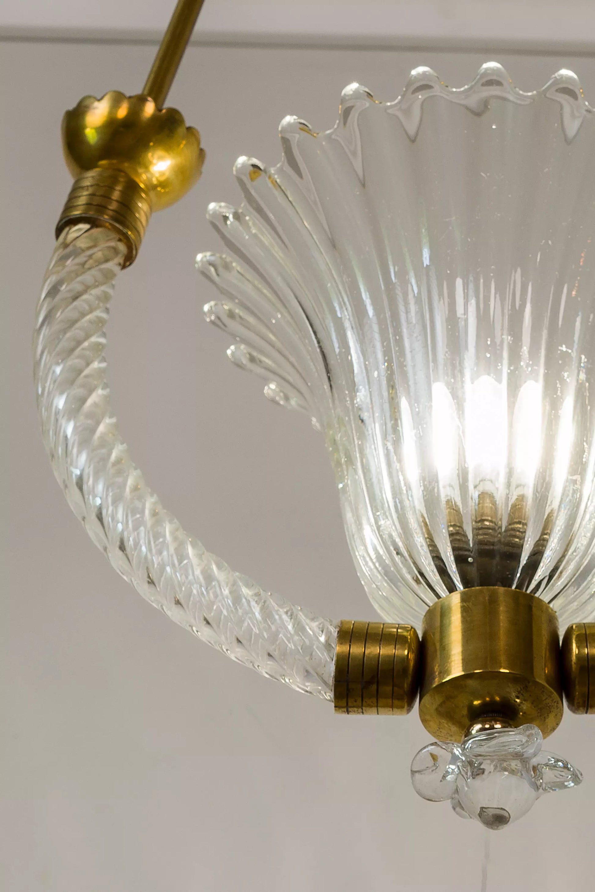 Lampadario Vintage in vetro di Murano| Lo Stile Italiano